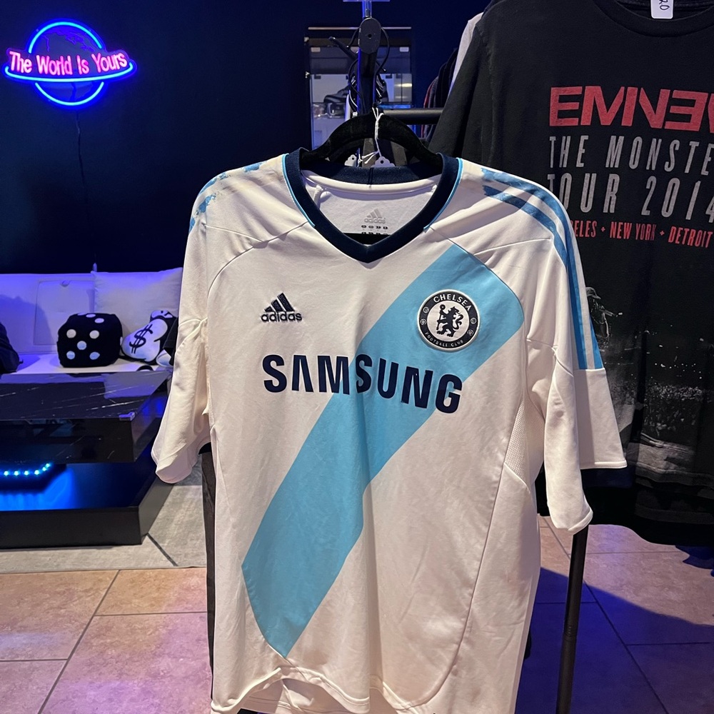 CHELSEA 2012 2013 AWAY FOOTBALL SHIRT SOCCER JERSEY ADIDAS